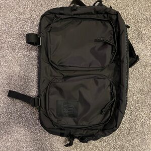 Topo Designs Global Briefcase Black Backpack